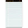 TOPS Docket Gold Legal Rule White Writing Tablet