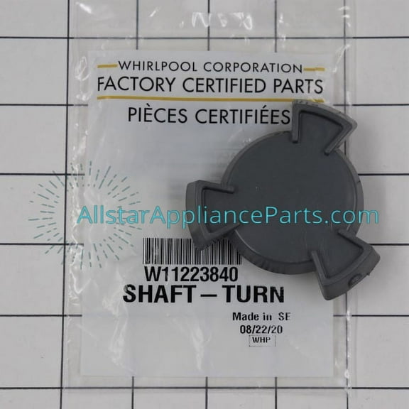 Whirlpool Microwave Glass Tray Drive Coupling W11223840