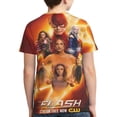 thumbnail image 2 of The Flash Boys Girls T-Shirt 3d Print Graphic Short Sleeve Tee Shirt Tops For Kids Teens, 2 of 7