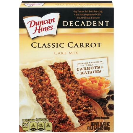 UPC 644209413003 product image for Duncan Hines Decadent Classic Carrot Cake Mix 21.41 oz Box | upcitemdb.com
