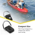 thumbnail image 4 of Yuarrent Accesorio de anillo D para barco, hebilla de fijación de tamaño pequeño, anillos de aparejo de pesca, accesorios de reemplazo de Deportes acuáticos, 4 of 6