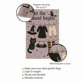 thumbnail image 4 of TiniDecor Let the Haunt Begin Garden Flag – 36”x60” Halloween Yard Banner, Cute Witch Clothesline Decor, 4 of 5