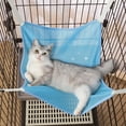 thumbnail image 6 of Cat Hammock, Pet Hanging Bed with Breathable Mesh, Adjustable Strap, 4 Hooks, Ideal for Pet Cage or Any Space - Summer Comfort Cat Hanging Basket, 6 of 7
