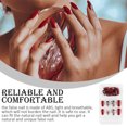 thumbnail image 3 of False Nail Removable Wearable Simple to Adjustable and Charming Apply Smooth Surface Various Shapes Fake Fingernail Strong Viscosity Charming Paster 26, 3 of 7