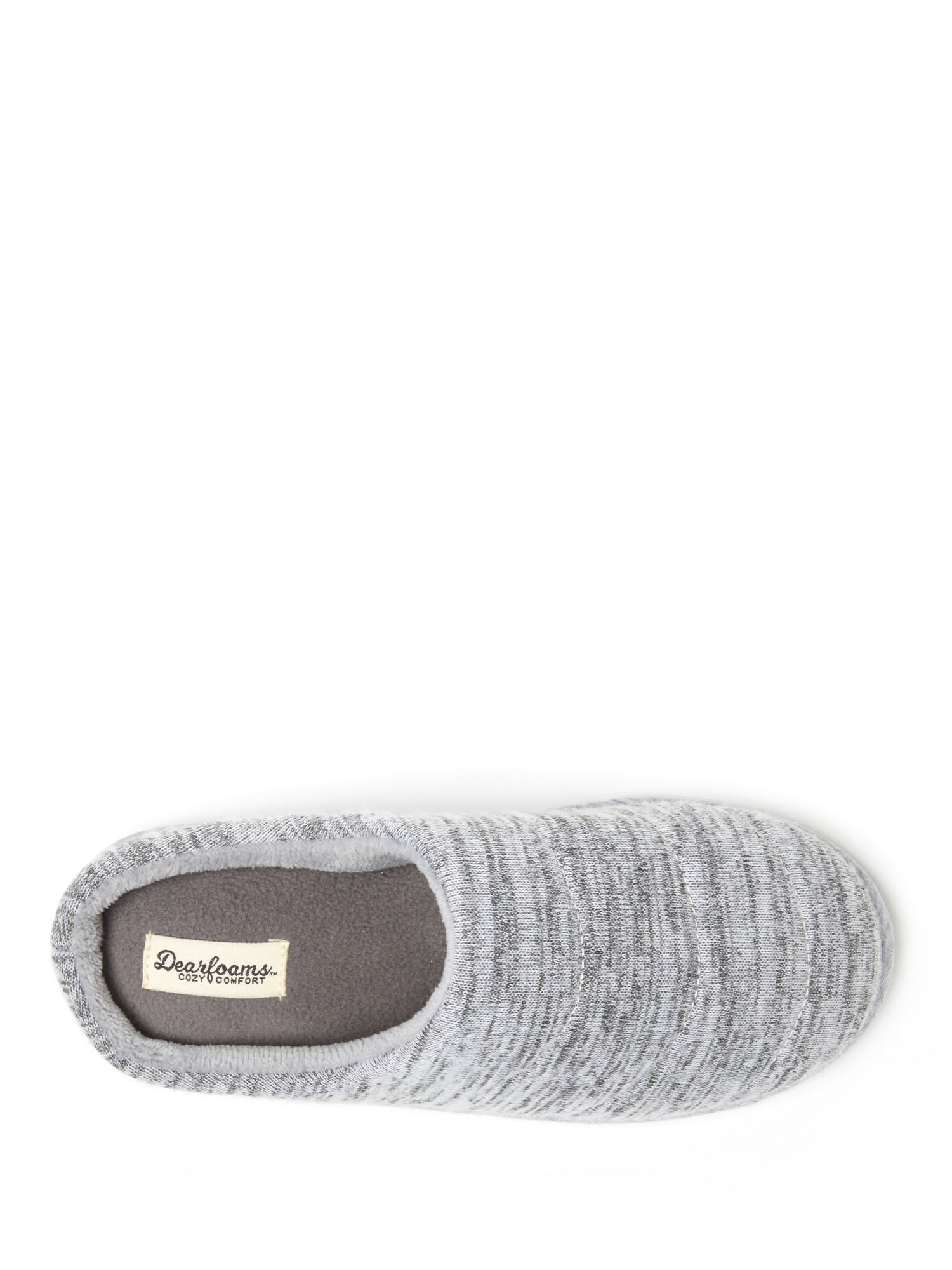 Dearfoams Women's Heathered Bound Clog Slippers photo 3