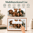 thumbnail image 5 of ELIME 15.6" WiFi Digital Picture Frame with Frameo App, Full HD Auto-Rotating Smart Photo Display, 32GB, Rose Gold, 5 of 7