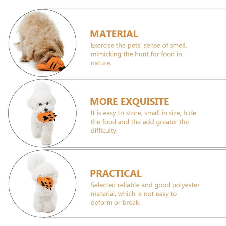 LULULION nosework for dogs Slippers Shaped Sniffing Cushion