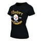 thumbnail image 2 of Playera NFL Pittsburgh Steelers Negro para Mujer Talla M, 2 of 3