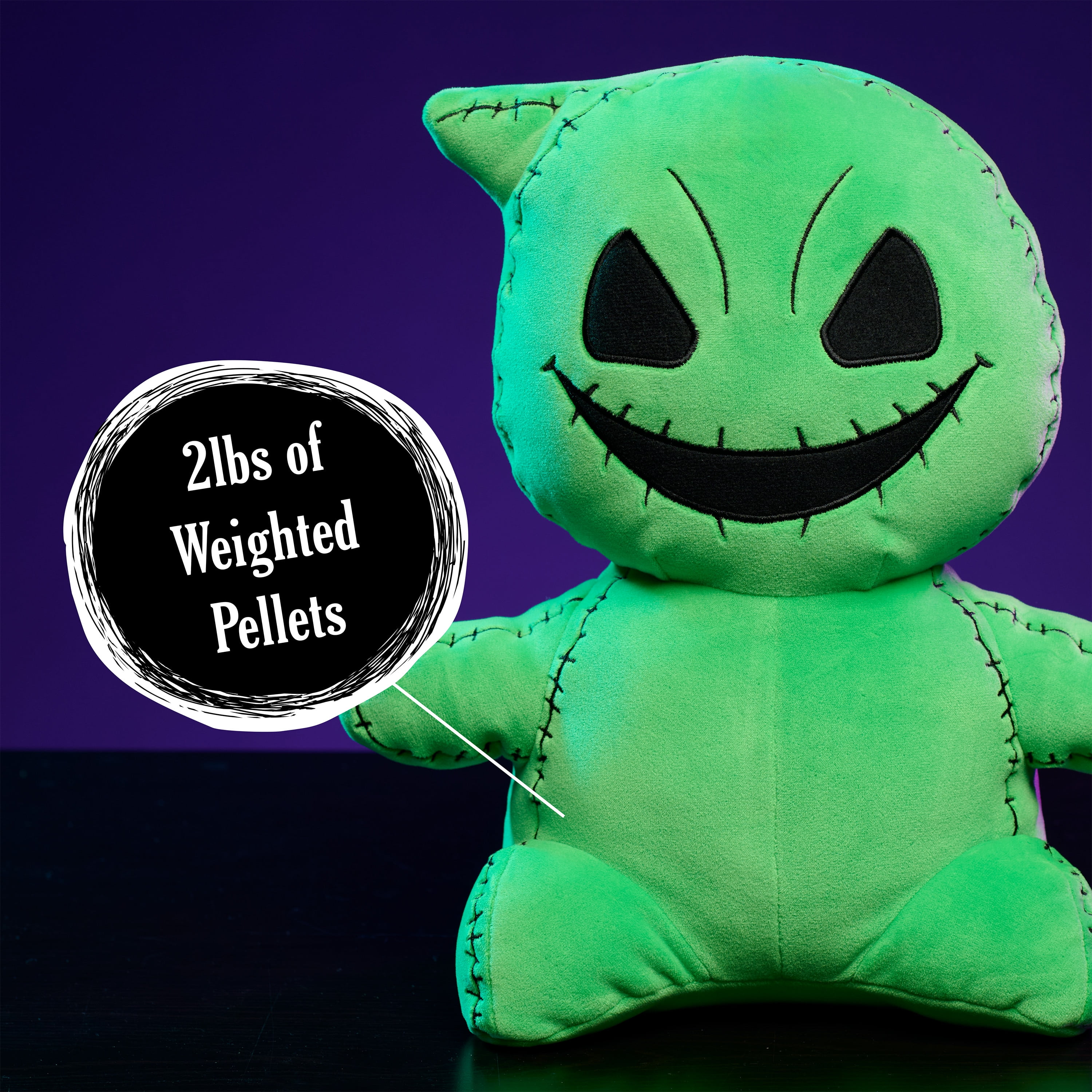 Disney Tim Burton’s The Nightmare Before Christmas Oogie Boogie Comfeez 2 lb Weighted Plush, Ages 3+