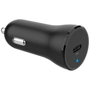 Auto Drive Car Kit PD 18W Car Charger with 3 C to C Charging Cable for USB-C Devices, Black