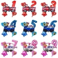 thumbnail image 2 of Juego de globos de dibujos animados de la patrulla canina para niños, juego de globos digitales de 32 pulgadas para fiesta de cumpleaños, Chase, Marshall, Skye, 5 piezas, 2 of 4