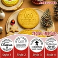thumbnail image 4 of sellos de galletas navideñas personalizados con cortador, galletas navideñas personalizadas con el apellido de tu familia, regalo artesanal para hornear, 4 of 7