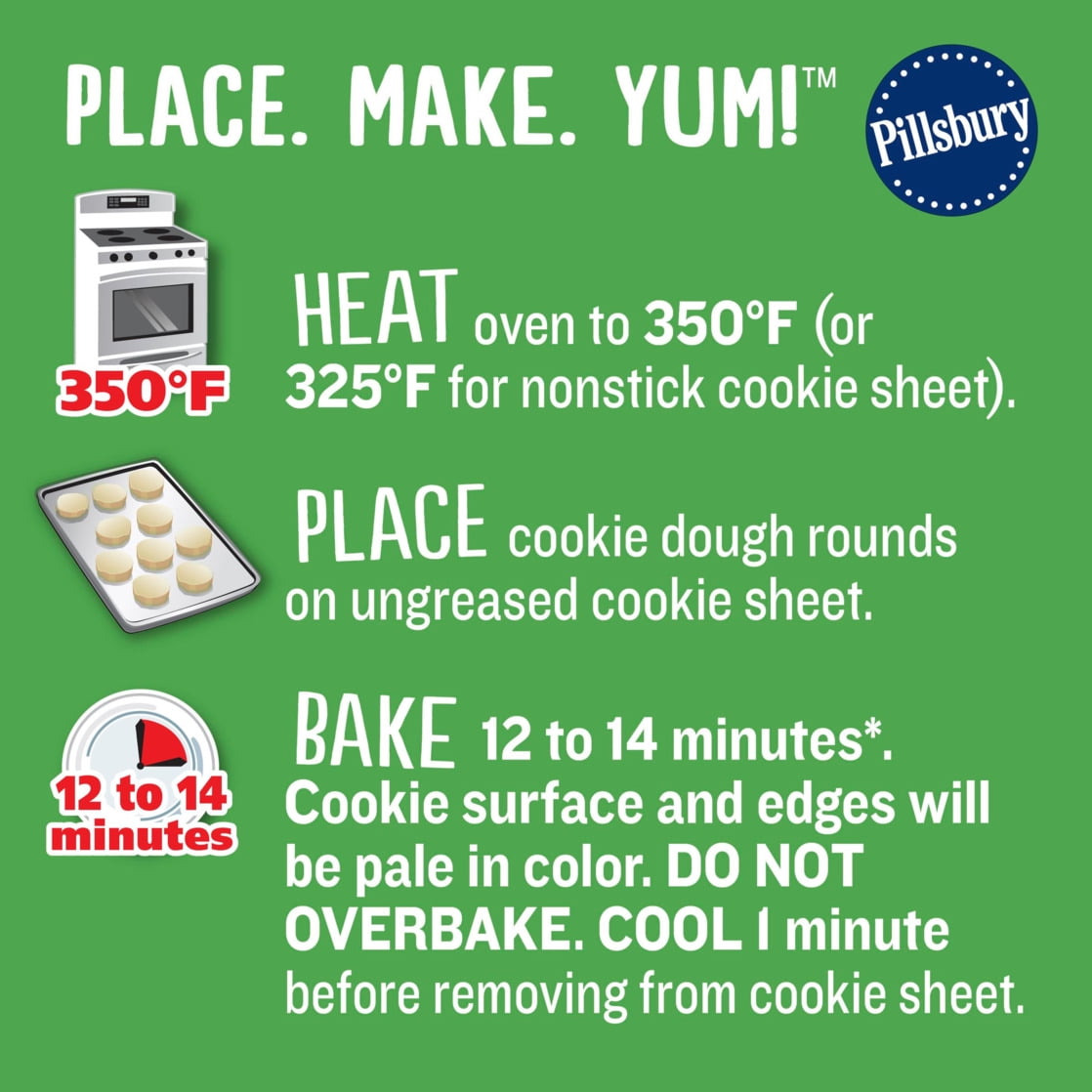 Pillsbury Ready to Bake Minecraft Shape Sugar Cookie Dough, 20 Pre-Cut Cookies, 9.1 oz