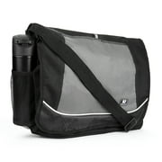 Canvas Water Resistant Messenger Shoulder Bag for 15.6 inch Laptops
