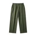 thumbnail image 4 of Smsaxvxz Men's Baggy Sweatpants Fashion Wide Leg Drawstring Sweat Pants Casual Joggers with Pockets Army Green XL, 4 of 6