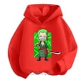 thumbnail image 4 of Sudadera con capucha de Anime One Pieces, ropa para niños, ropa para primavera y otoño para niñas, sudadera con dibujos animados de Luffy Zoro, traje para adolescentes, camisetas con capucha de Sonic, 4 of 5