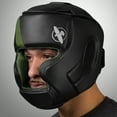 thumbnail image 4 of Hayabusa T3 Mixed Martial Arts Headgear, Black/Green One, 4 of 8