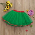 thumbnail image 5 of TOOYOU Girls Dresses Cute Baby Kids Solid Tutu Ballet Skirts Fancy Party Skirt Casual Skirt For Toddler Baby Sweet Girl Elegant Sundress ,Size One Size , Green, 5 of 6