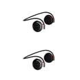 thumbnail image 3 of Sidaley Auriculares deportivos inalámbricos compatibles con Bluetooth, auriculares estéreo, reproductor de música Mp3, auricular, ranura para tarjeta negro 2piezas, 3 of 5