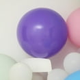 thumbnail image 5 of BalsaCircle 2 Purple Matte 32" Large Latex Plain Balloons, 5 of 6