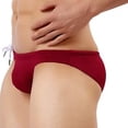 thumbnail image 7 of Dovford Men's Ployester Swimsuit Bikini Briefs with Adjustable Drawstring, 7 of 7