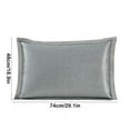 thumbnail image 3 of Qholemyo Summer Cool Ice Silk Pillow Covers Hotel Quality Washable Concise Style Queen Size Pillowcase For Adult Home Goods, 3 of 6