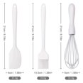 thumbnail image 3 of 3pcs Baking Tools Equipment Sets Egg Beater Whisk Scraper Spatula Oil Brush Hand Mixer, 3 of 8
