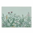 thumbnail image 1 of Floral Cutting Board, Vanished Colored Messy Wild Herb Medley of Cow Parsley Musk Mallow and Purple Orchid, Decorative Tempered Glass Cutting and Serving Board, Small Size, Multicolor, by Ambesonne, 1 of 1