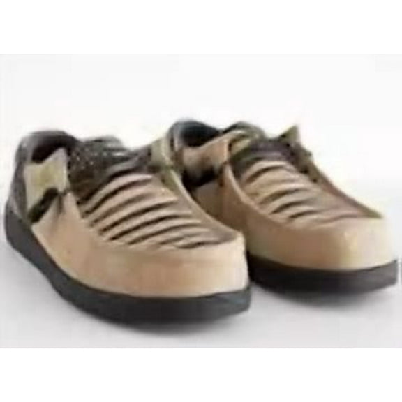 Hey Dude Wally Funk Break BadLands Tan Patriotic Shoes