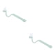 thumbnail image 1 of Yuarrent Cepillo de limpieza en forma de S de alta con gancho, cepillos de baño de pelo suave, cepillo de limpieza para baño, herramientas de verde 2piezas Yuarrent CBP035339, 1 of 5