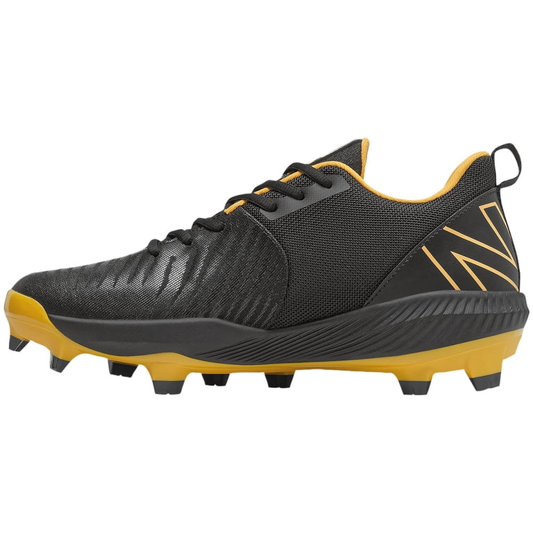 New‎ Balance Men\'s FuelCell 4040 V6 Molded Baseball Shoes Sz 15 Black Yellow New Balance 4040V6 Mens Low Metal Baseball Cleats - Walmart.com main image 3