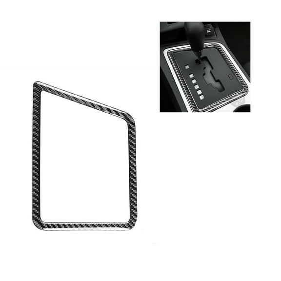 Carbon Fiber Gear Shift Frame Cover Trim for Dodge for Challenger 2008-2014