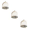 thumbnail image 3 of Yuarrent Iron Bird Cage Cosmetic Organizer Bathroom Holder Rack Dresser Storage Stand Type1 NO1, 3 of 5