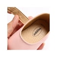 thumbnail image 3 of Baby Girl Casual PU Shoes Bowknot Design Anti-Slip Casual Sneakers Toddler Soft Soled Princess Walking Shoes 0-18M, 3 of 8