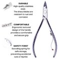 Nail Care Set MUNDIAL 778EP Sharpened Cuticle Nipper with Double