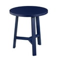 thumbnail image 6 of Walker Edison Mid-Century Modern Simple 3-Leg Round Side Table, Blue, 6 of 13