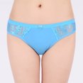 thumbnail image 4 of Bragas transparentes de algodón para mujer, ropa interior de encaje Floral, bragas de cintura baja, lencería suave, juego de 5 unidades, 4 of 5