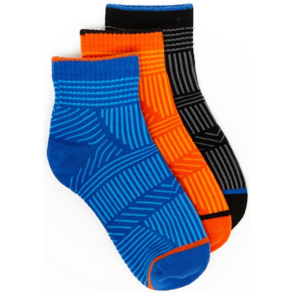Stride Rite N/A Toby Tonal Quarter Socks (3 Pack) Apparel