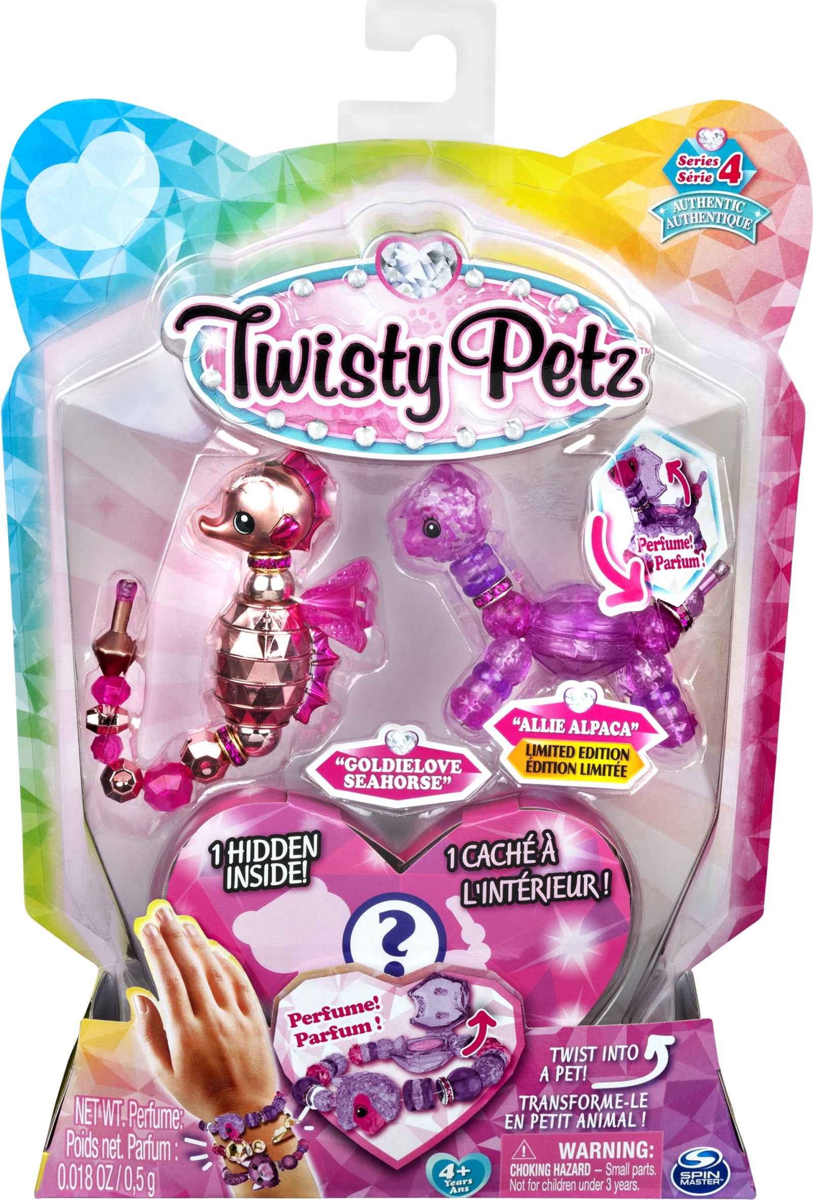 3 Pack Twisty Petz Series 1-Pixie Mouse & Radiant Roo & 1 Mystery 