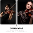 thumbnail image 2 of Miangastore 2 Pinces Accessoires Naturels pour Violon Nœud Chevelure de Cheval, 2 of 9