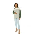 thumbnail image 2 of Women's Gameday Couture Green Oregon Ducks Vintage Wash Corduroy Full-Snap Hooded Shacket, 2 of 4