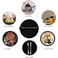 thumbnail image 3 of Silicone Microwave Mat 12 Inch, Non Stick Turntable Mat for Kitchen, BPA Free Multi-Purpose Heat Resistant Oven Mat 2 Pack (Black), 3 of 7