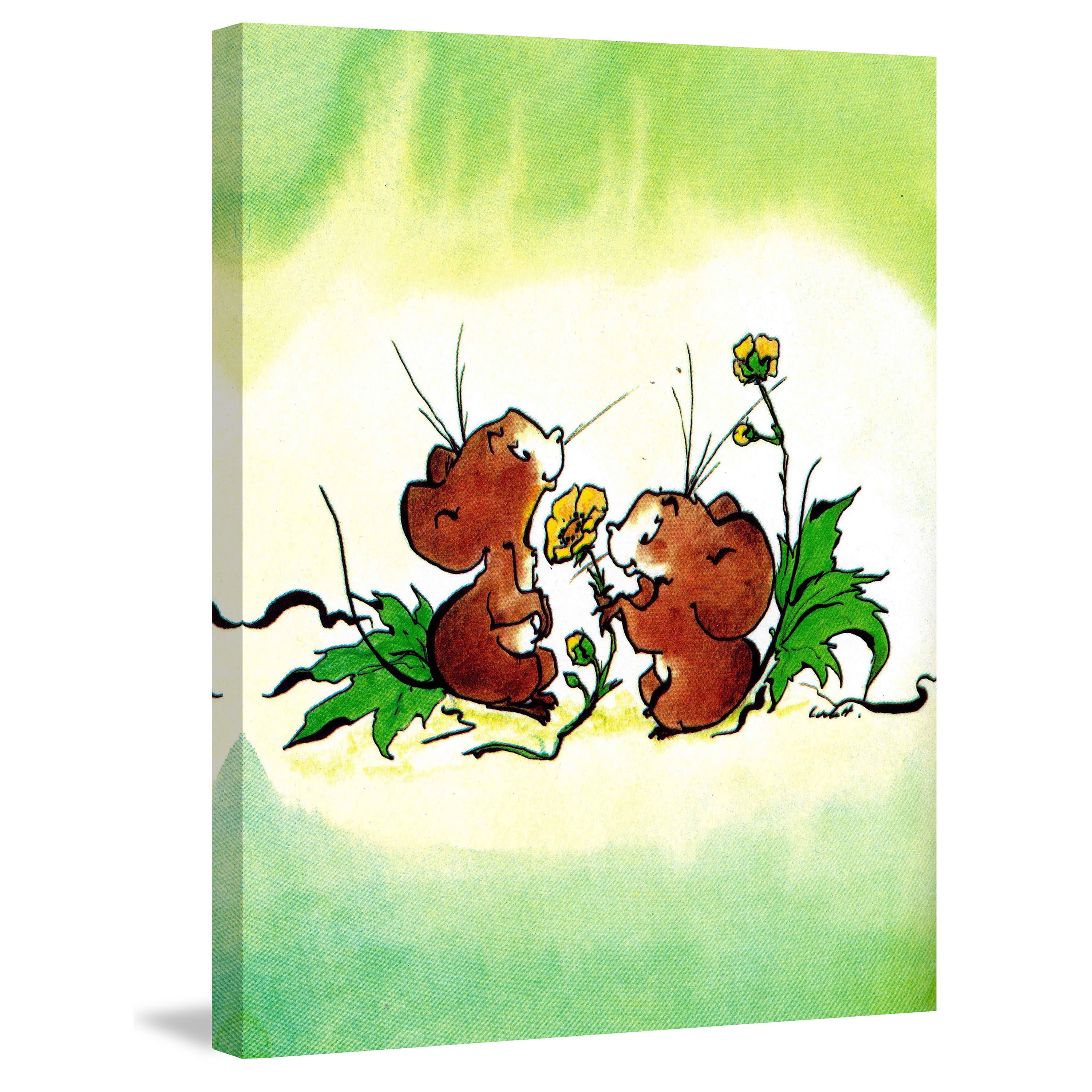 Marmont Hill "Mouses" by Curtis Painting Print on Canvas