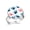 Multi 4, variant on Colorful Puzzle Pattern Stainless Steel Rings for Women, Open Adjustable Ring Promise Ring Jewelry Gifts