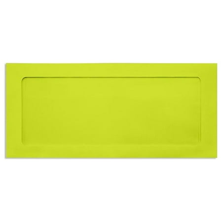 UPC: 0848614077663 | #10 Full Face Window Envelopes – Wasabi (50 Qty.)