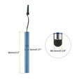 thumbnail image 2 of 2pcs Metal Phone Touch Screen Pens Metallic Phone Stylus Pen Aluminum Alloy Mini Capacitive Pens, Blue, 2 of 6