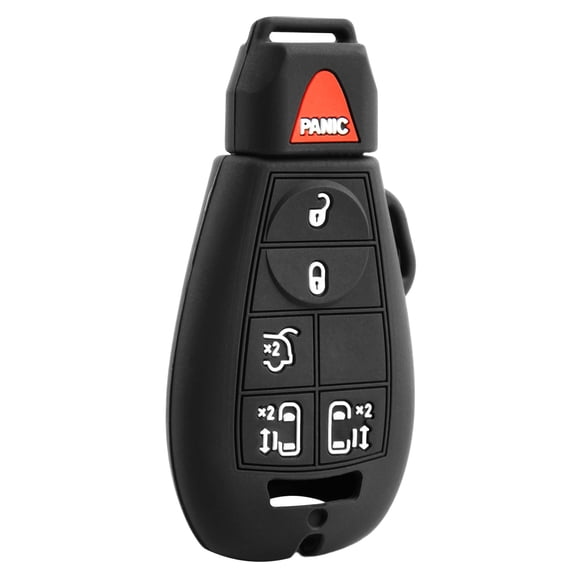 Key Fob Remote Silicone Case Cover Protector for 2008-2015 Chrysler Town and Country Dodge Grand Caravan Volkswagen Routan (M3N5WY783X, IYZ-C01C, Fobik)