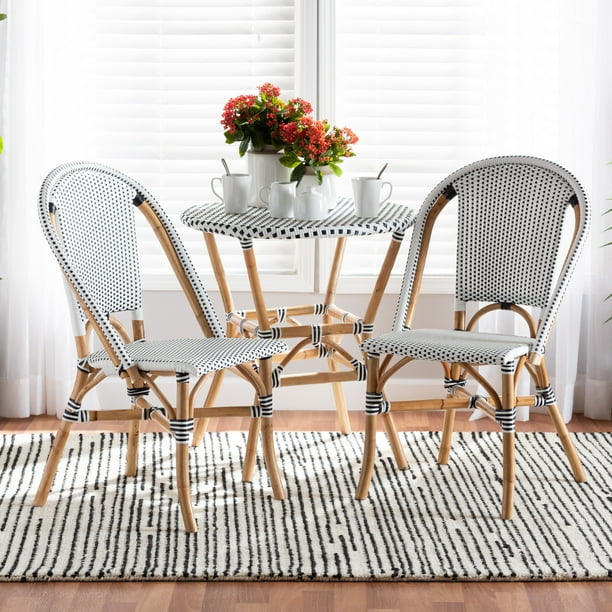 Furniture Of America Irene Chevron Wicker Patio Dining Chairs On Sale