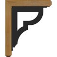 thumbnail image 3 of 4"W x 16"D x 19"H Bradford Craftsman Ironcrest Rough Sawn Bracket, Western Red Cedar (1 1/2"W x 12"D x 15"H Iron Bracket), 3 of 5
