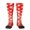 2 Black-2, variant on Women's Knee High Socks Canada Maple Leaf Print Outdoor Casual Tube Socks